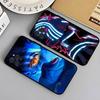 Popular Anime Akaza D-Demon S-Slayer Black Soft Phone Case For IPhone 16 15 14 13 11 12 17 Pro Max Mini Plus
