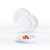 Service De Table 18 Pièces Pampille Blanc Luminarc - Opale - Compatible Lave-vaisselle Et Micro-ondes