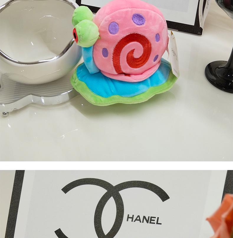 SpongeBob & Patrick Plush Dolls, Snail Pendant, Squidward Keychain Bag Charm