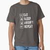 Eat Sleep Airsoft Repeat Classic Tshirt Made In Usaaus Tshirt S2xl