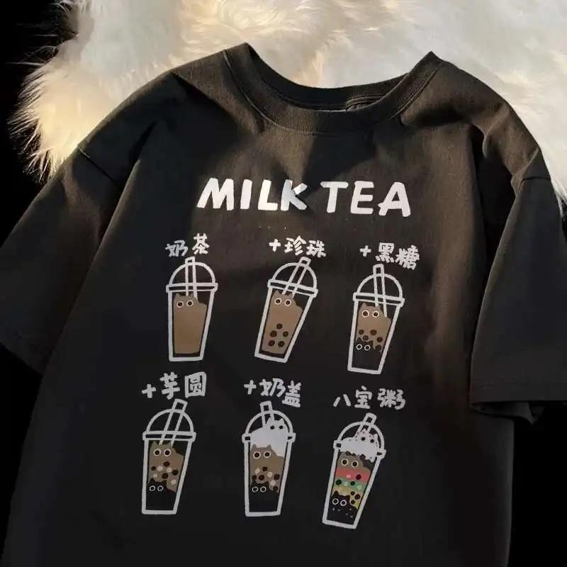 Women's Cute Fruit Dog Graphic T-Shirt Funny Cartoon Animal Print Tee Casual Short Sleeve Crewneck Summer Top