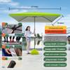 Gurede Rectangular Outdoor Sun Shade Umbrella