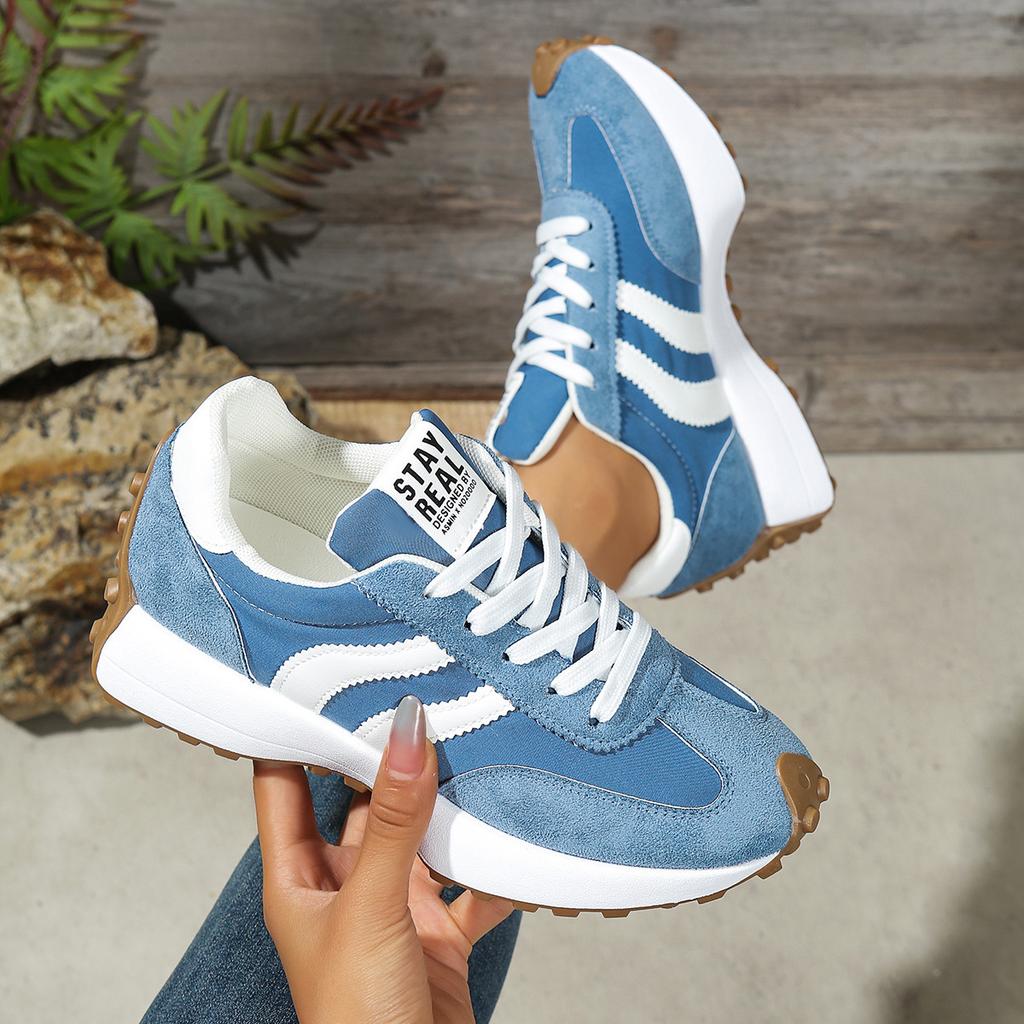 Damskie Sneakersy na Grubej Podeszwie Czerwone Modne Codzienne Buty do Biegania Lekkie Oddychająca Siatka Buty Sportowe Zapatillas De Mujer