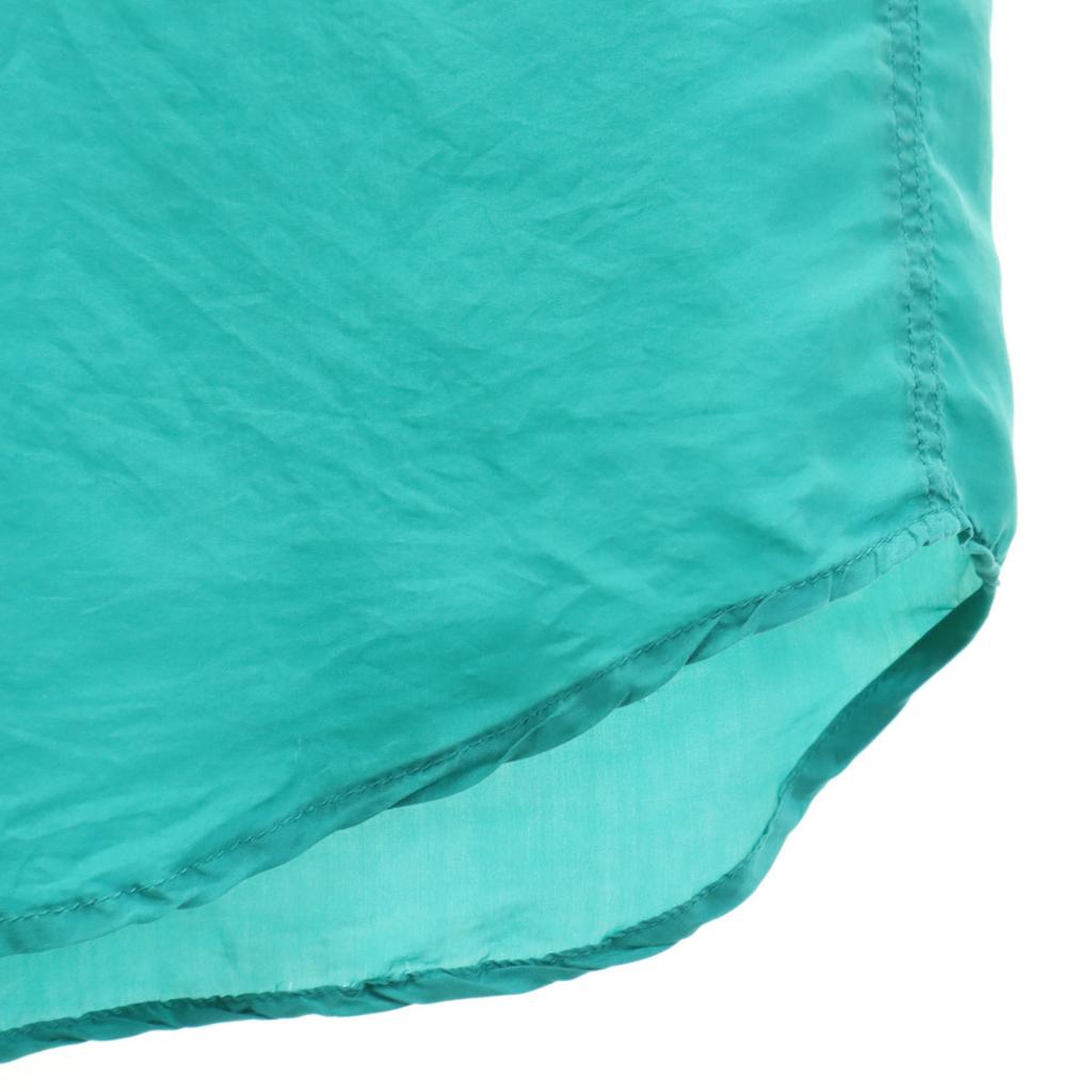 creative edge 90s Silk Old By color Short sleeve shirt XL Emerald green Men's Used