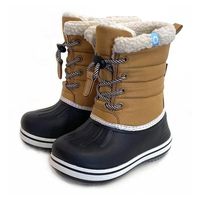 Cizme Pookies Snow Ultra, Căptușite Integral cu Lână, Mărimi Copii, Ușoare, Impermeabile, Pentru Vreme Rece, Căptușeală, PK-WP710S, Cămilă, 20cm-21cm