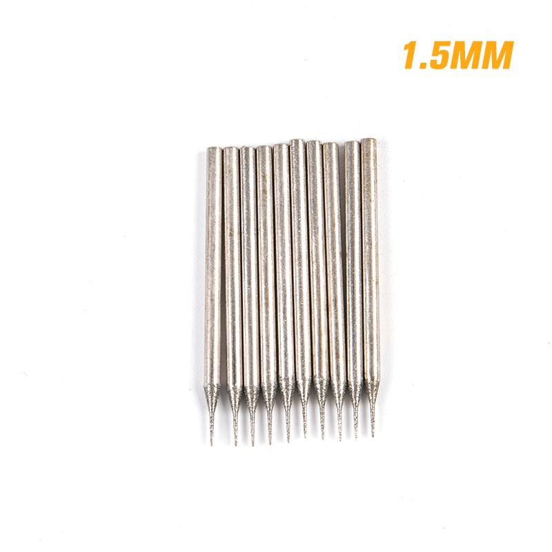 10 stk 0,6 mm-4 mm diamantslipepunkt 2,35 mm skaft for glassstein jade