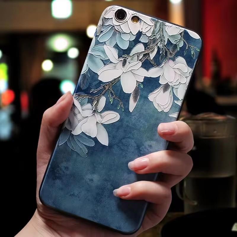 For Moto Edge 50 Pro / 50 Fusion / 50 Ultra Case 3D Flower Relief Silicone Emboss Covers For Motorola Moto Edge 50 Fusion Cases
