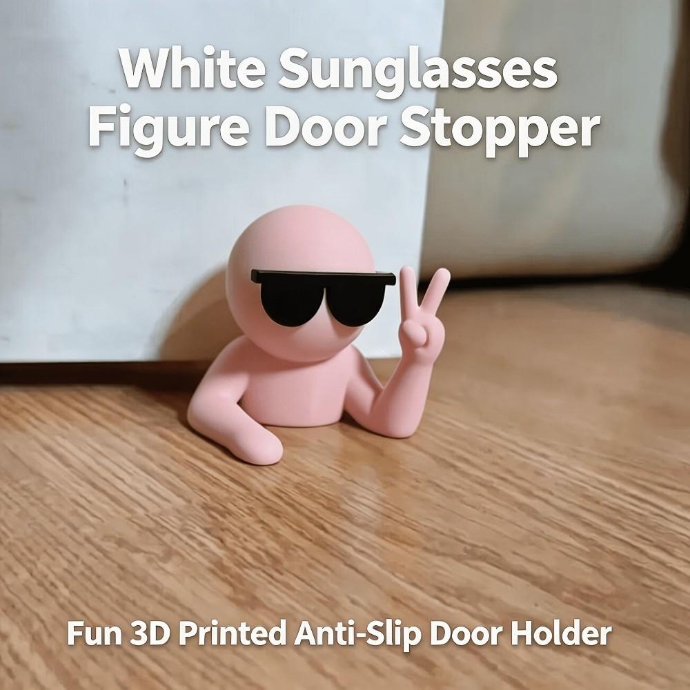 Non-Slip Door Stop Wedge Thickened Funny Villain Door Wedge Villain Door Stopper Protect Floors