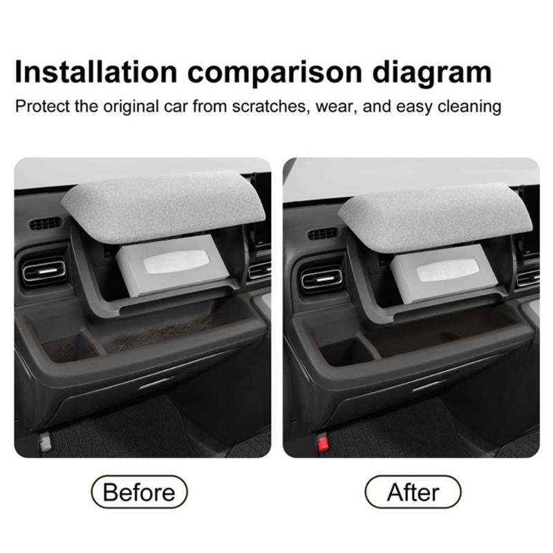 Quick Install Not Slip Sleeve Strong Silicone Mat Automotive Dashboard Accessory Simple Installation for Car Freed