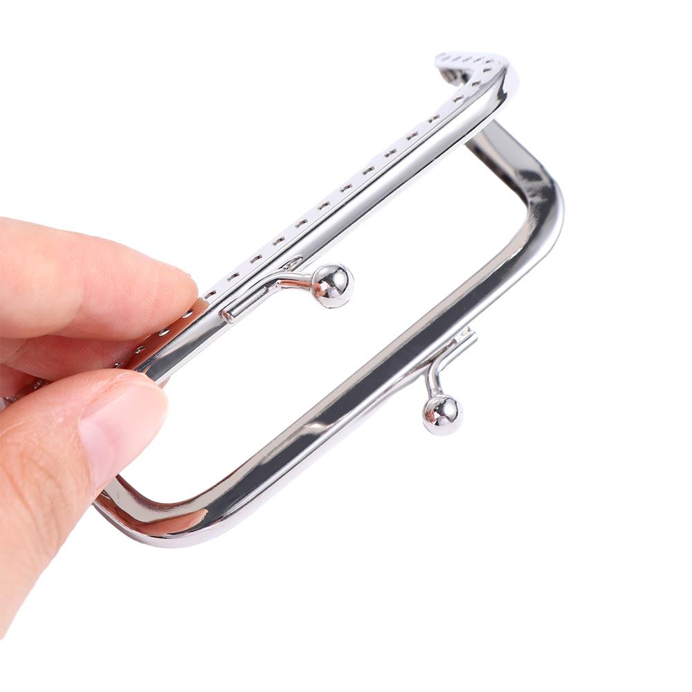 Square Wallet  Accessories Craft DIY Bags Parts Purse Clasp Purse Frame Kiss Clasp Closure Clutch