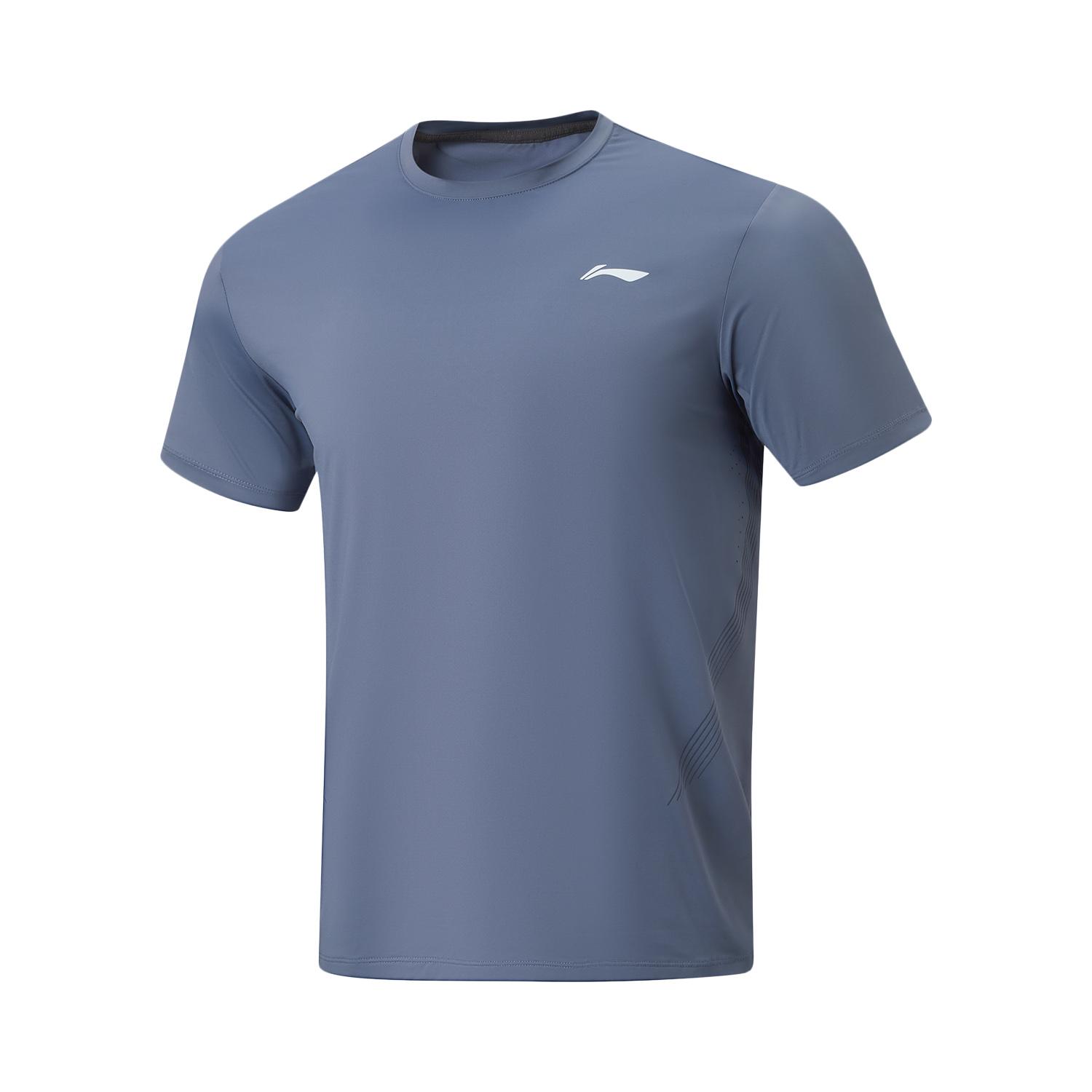Li-Ning Fitness Series Casual Minimalist Sports Fashion Versatile Short Sleeve T-Shirt Men tops ATSW161-4 M