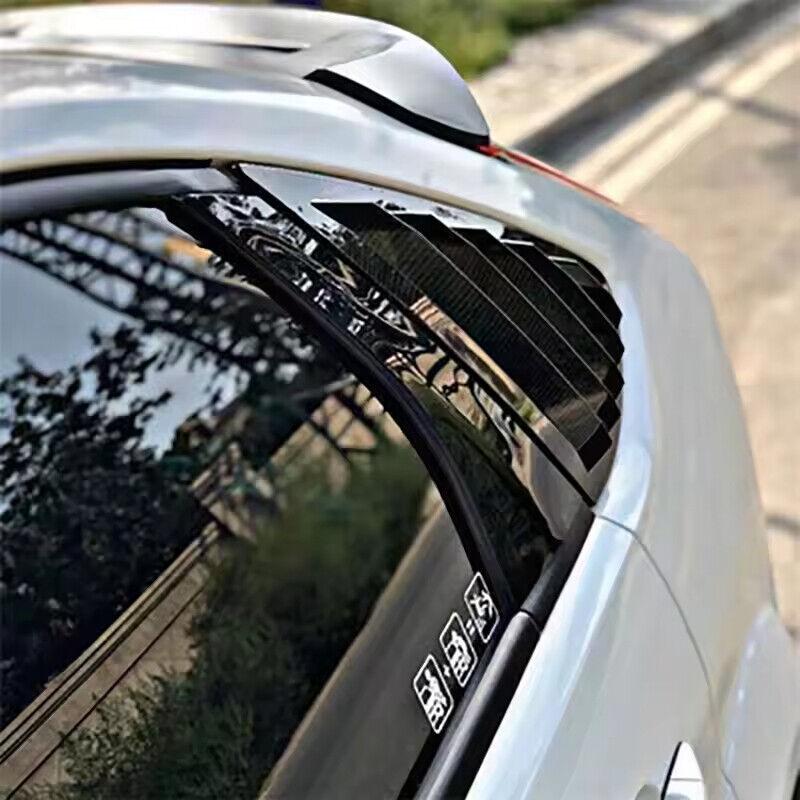 Mirror Covers For Ford Focus MK2 Hatchback 2005-2011 Car Rear Louver Window Side Shutter Cover Trim Sticker Vent Scoop ABS Carbo