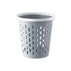 Hollow-Out Plastic Trash Bin - Open Top Waste Basket for Kitchen, Bathroom and Living Room