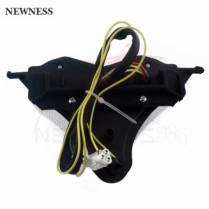 Motorcycle LED Rear Turn Signal Lamp Tail Brake Light Taillight For Yamaha YZF-R1 YZF R1 2009 2010 2011 2012 2013 2014