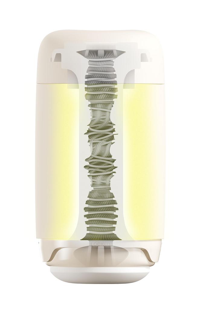 TENGA PUFFY Latte Smooth Repeatable Includes Mini Lotion Brown, Thick, Waves, Type,