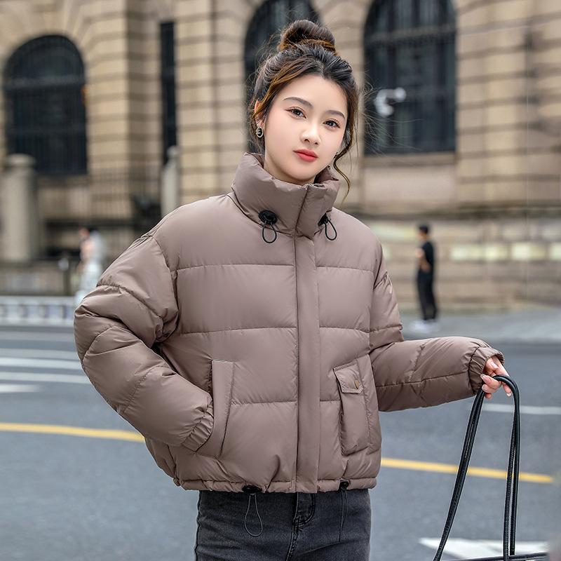 Cotton Jacket Women's Short Loose Stand-up Collar New Padded Jacket Women's Winter 2025 Thickened Cotton Jacket