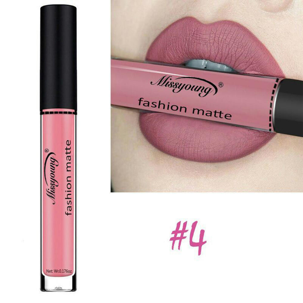 Batom Líquido Hidratante Batom Aveludado Cosmético 8ML