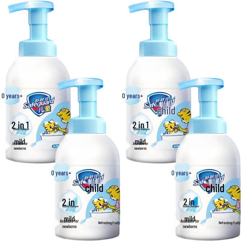 

Safeguard Kids Fruit Scented Bubble Shampoo & Shower Gel 4x415g