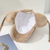 Thickened Warm Plush Hat Windproof Bonnet Caps Fashion Plush Baseball Cap  Women Girls