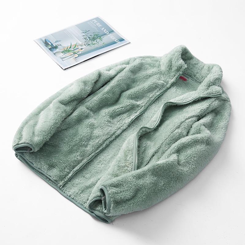 Unisex Sherpa Baseballjacke aus Plüsch - Warme Fleecejacke für Damen & Herren