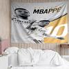 Kylian Mbappé Tapestry for Bedroom Aesthetic Classroom Tapestries Wall Hanging for Living Room Dorm Office,Ideal Creative Gift