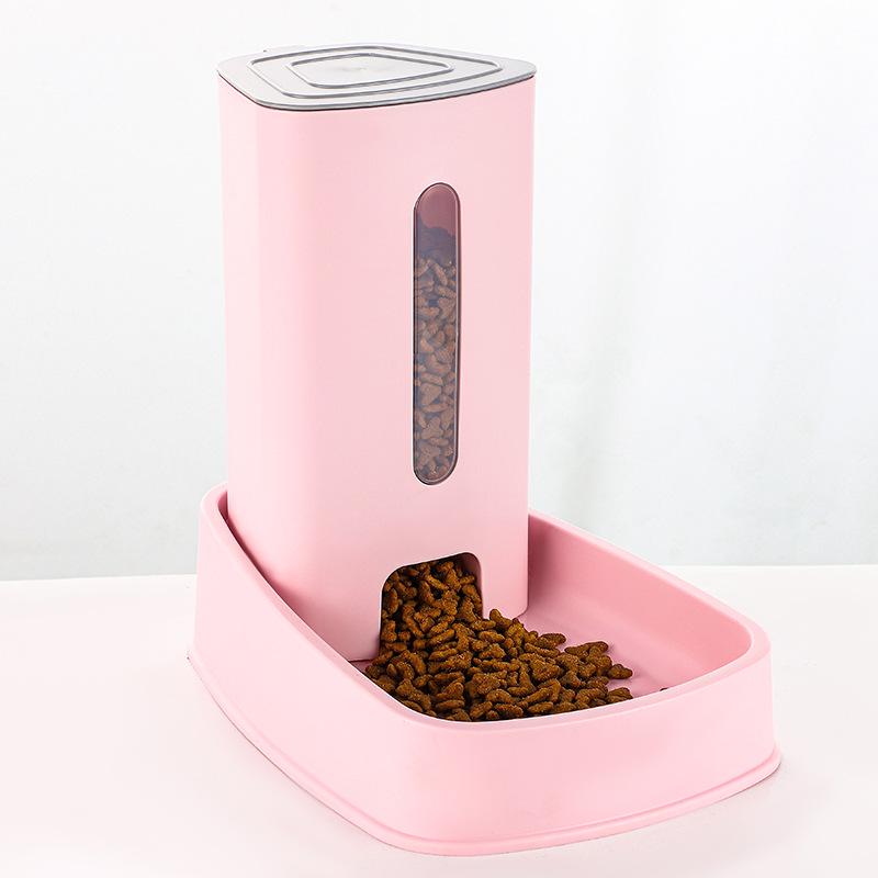 Automatic Pet Feeder & Water Dispenser for Cats & Dogs - Large Capacity Bowl