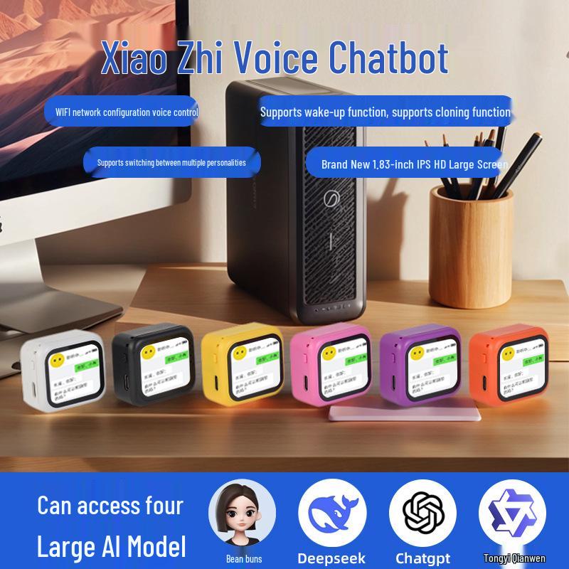 Xiao Zhi Smart AI Robot: Interactive Storytelling, Emotional Companion, Trendy Play Toy.