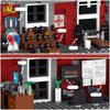 Non-Toxic 1823Pcs Moc Fire Station With Fire Truck Model Building Blocks Street View Brick City Educational Toy For Children Gift