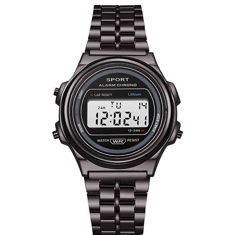 

Мужские часы Классические F91 из нержавеющей стали Мужские часы Светодиодные цифровые Спортивные часы Бизнес Электронные наручные часы Часы для мужчин