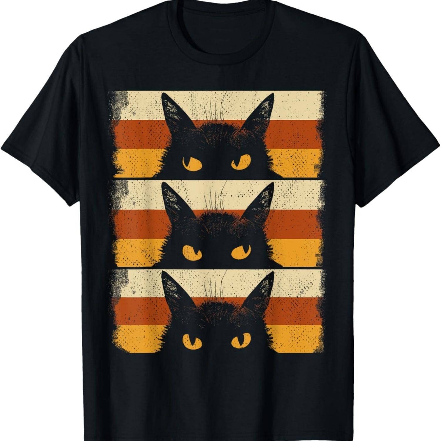 Cat Lover, Grumpy Black Kitten, Cat Mom, Cat Dad T-Shirt(8) S чёрный