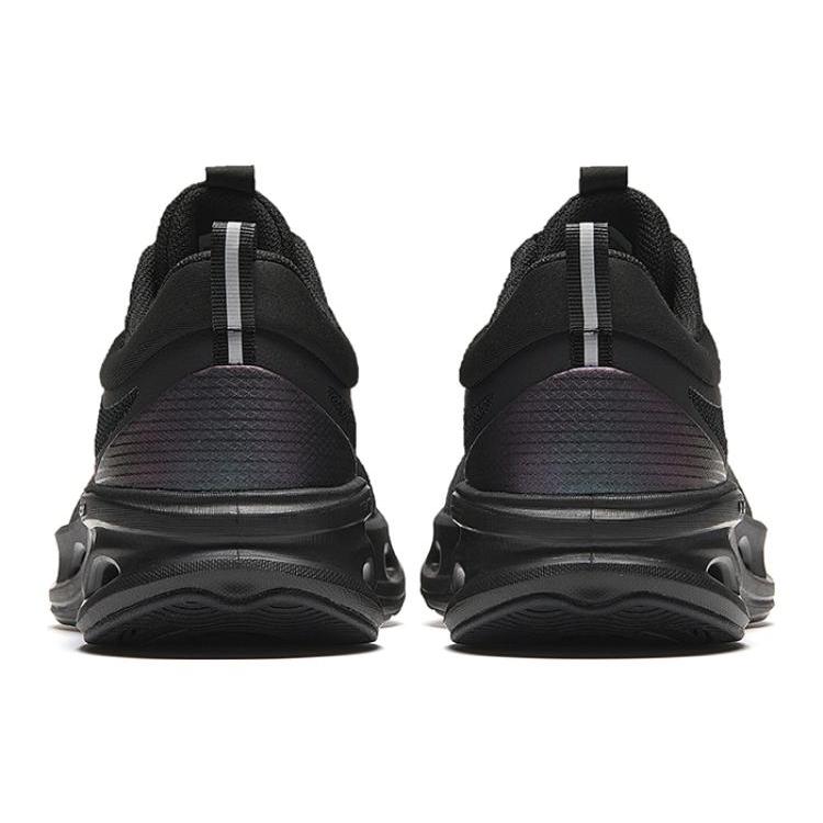 Anta Abrasion Resistant Low top Running Shoes Men's Black 912345575-2