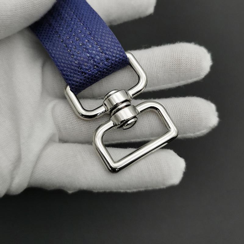 8-Shaped Rotatable Metal Buckle: Universal Nickel-Plated Hardware for Luggage and Backpack Straps