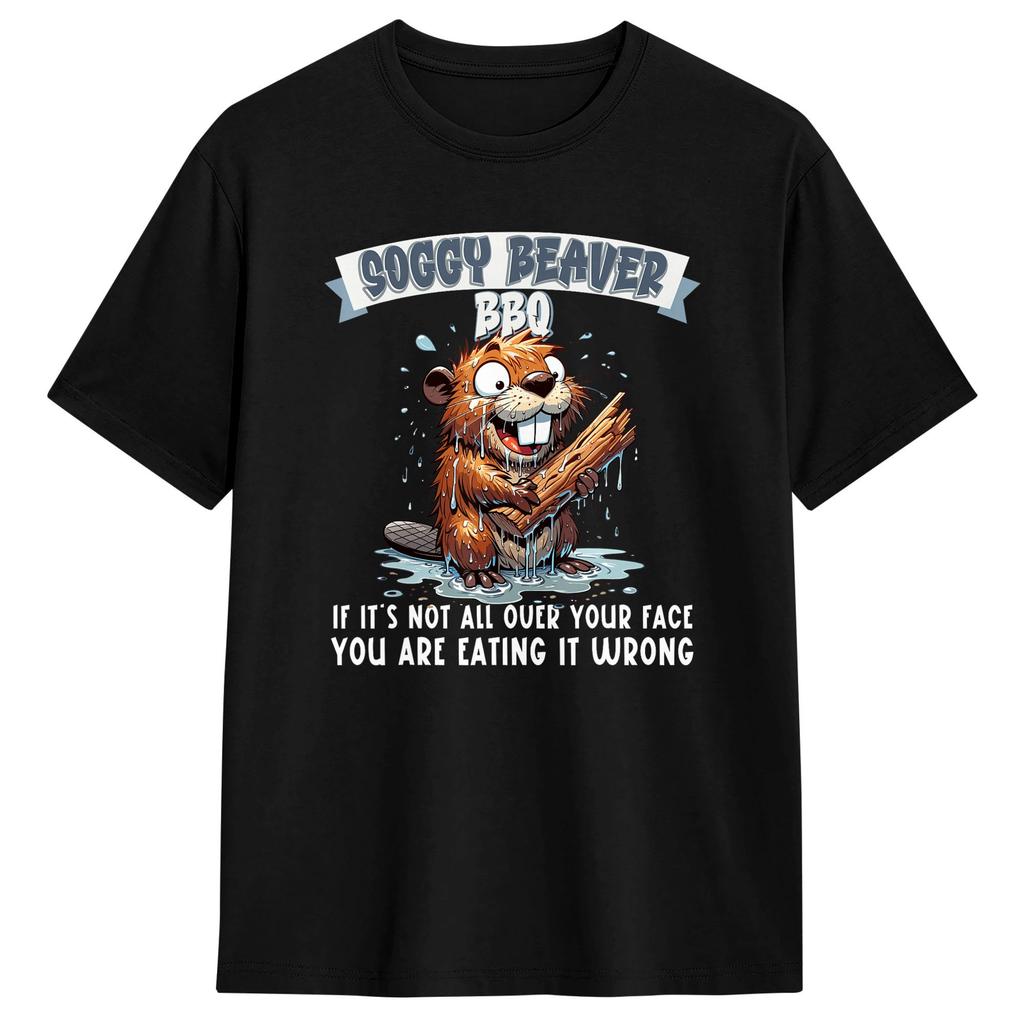 Beaver Squad Design For Beaver Lover Stuff Cotton Tshirt For Unisexs Beach Vintage Tshirts Harajuku Tees Big Size Print Clothing