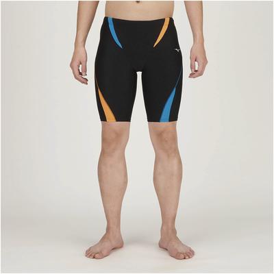 Stroke One Gym Fitness Halbe Spats Größe L Herren Badehose, (Schrittlänge 23cm), N2JB0601, Orange,