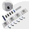 Filter Dust Bags And Accessory Set For Ecovacs For Deebot X9 Pro Robot Vacuum Includes Main Brush And Mop Roller