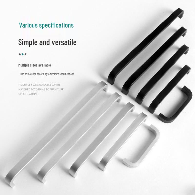 Thickened Aluminum Alloy Wardrobe & Cabinet Door Handle