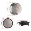 Universal Horn Button Modified Styling Chrome Wooden Steering Wheel Horn Button PCD 70mm Horn Center Cover Without Label Silver