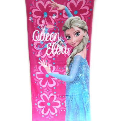 Reine Des Neiges [M5096] - Beach Towel 'Frozen - Reine Des Neiges' Fuschia (70x140 Cm)