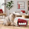 Automatic Cat Treat Toy Dog Piano Feeder, Interactive Dispenser Toy, Non-slip Base Feeder with Sound Educational Pet Effects, Transparent Food Storage