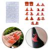 Halloween Geometric Witch Hat Earring Epoxy Resin Silicone Mold Luggage Bag Tags Casting Molds with Hole for DIY Crafts