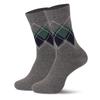 Men's Autumn and Winter New Business Commuting Diamond Lattice Tube Cotton Socks