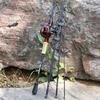 Kombinace rybářského prutu a navijáku 1,8 m/2,1 n Baitcasting Rybářský prut s 17+1 BB baitcasting navijákem pro cestovní rybaření