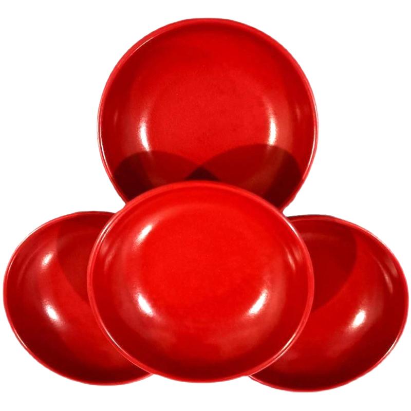 3 Pezzi Ross e Neri Tondi Piatti per Salsa Ciotole per Immersione Cibo Piatto per Condimenti in Melamina Piatti per Antipasti Piatto Rotondo per Condimenti