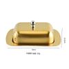 Stainless Steel Butter Box Butter Plate Western Butter Box Cheese Cheese Box European Bread Box Pastry Plate