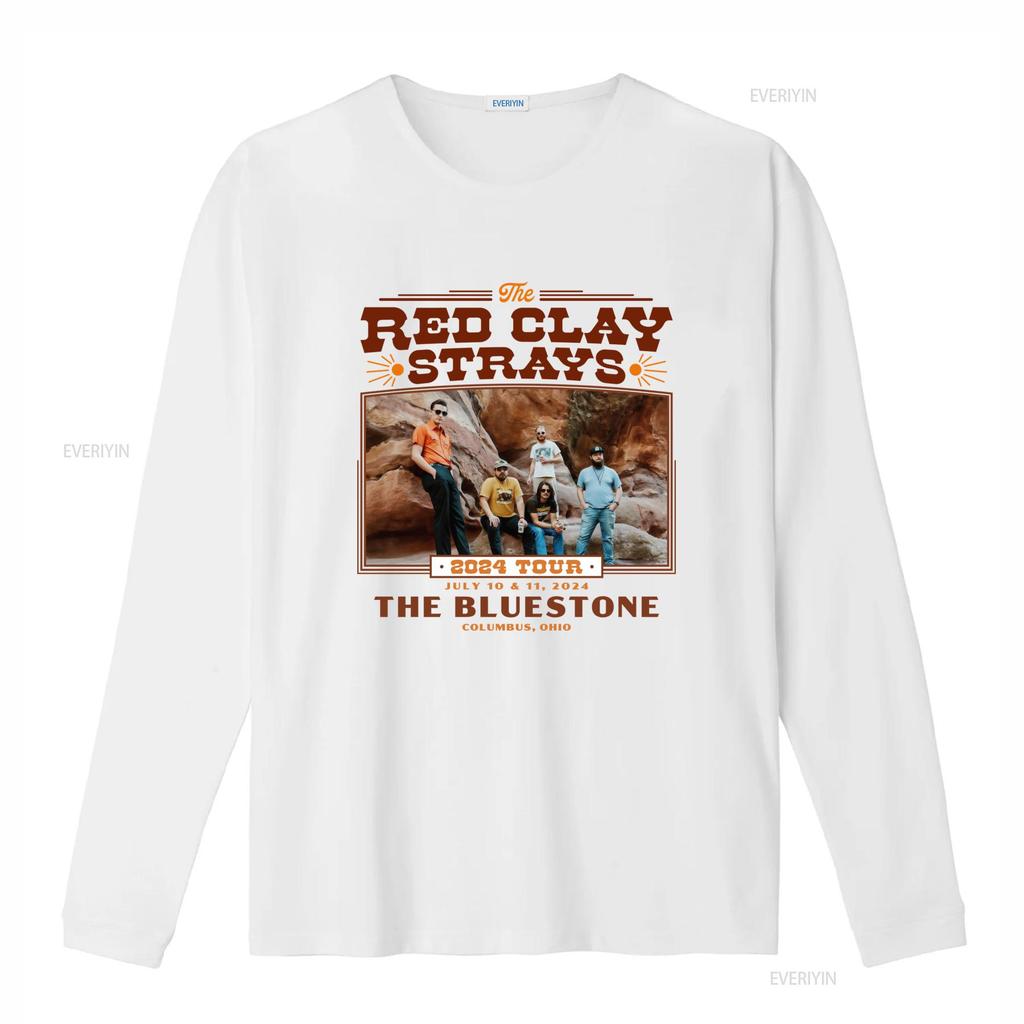De Red Clay Strays 2024 Tour T-shirt S 5XL Concert SN518 vintage Gewassen Comfortabel Licht Rekbaar Stijlvol Casual
