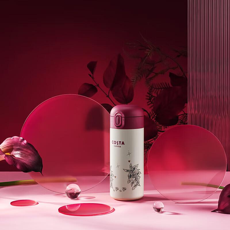 

COSTA 350ml 316 Stainless Steel Pop-up Lid Insulated Mug