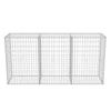 Vidaxl Gabion Basket, Galvanized Steel, 200 X 50 X 100 Cm