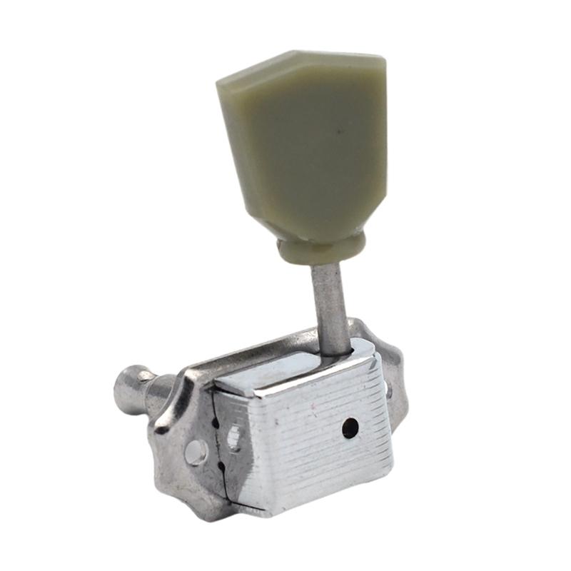 6Pcs Guitar Tunings Key Machine Head String Tuners Replacement Semi Closed Guitar Tuning Pegs Guitar Accessories