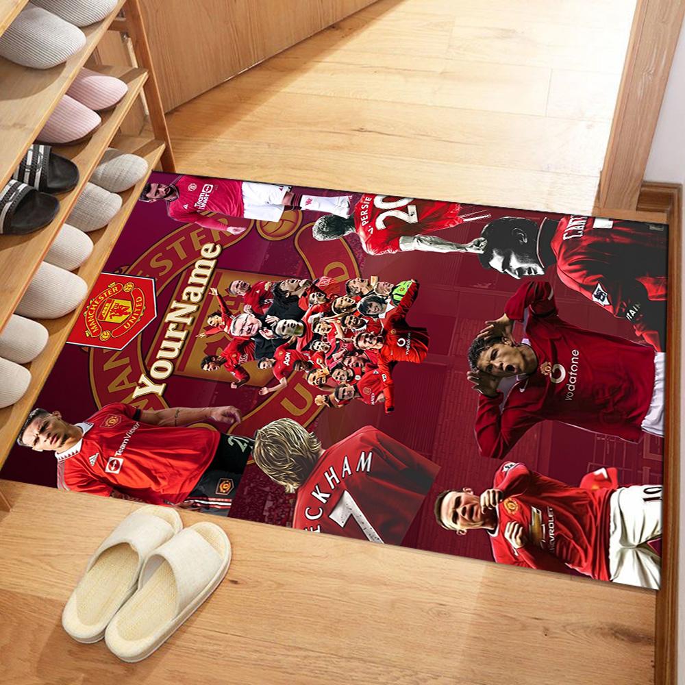 Manchester Personalized Name Carpet Perfect for Study room Dining Room Decorate room Game Room Anti-slip Rug Office home decor