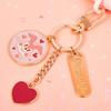 Newstalgia Metal Keychain - Heart Rabbit